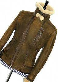 Bnwt Mens Hugo Boss Leather Sheepskin Shearling Flying Aviator Jacket Coat 38r Fashion Clothing Shoes Acc Leather Jacket Men Leather Jacket Aviator Jackets