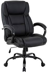 Big And Tall Office Chair 500lbs Cheap Desk Chair Ergonomic Computer Chair High Back Pu Executive Chair With Lumbar Support Headrest Swivel Chair For Women Men In 2020 Tall Office