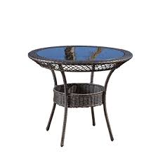 Instant quality results at searchandshopping.org! Buy Christopher Knight Home Gaviota 34 Round Outdoor Wicker Dining Table Online In India B01msr68jo
