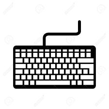 Los 10 teclados más vendidos. Icono Negro Teclado Dibujos Animados Vector Diseno Grafico Ilustraciones Vectoriales Clip Art Vectorizado Libre De Derechos Image 79197558