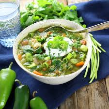 en and green chile verde soup