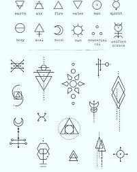 Smalltattoos Small Sun Earth Air Elements Moon Fire Body Spirit Geometrictattoo Water Tattoo Tattoos Ta Symbolic Tattoos Geometry Tattoo Tattoos