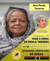 📣CEA-USP DIVULGA 📣 . Ana Paula Ribeiro Tavares nasceu no Lubango,  província da Huíla, a 30 de Outubro de 1952. Passou parte da sua infância  naquela província, onde fez os seus estudos