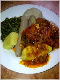 Mackerel Aka Dutty Gyal Callaloo Boiled Dumplings Boiled Banana Sweet Potato And Yam Jamaican F Jamaican Recipes Haitian Food Recipes Jamaican Cuisine