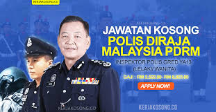 Polis diraja malaysia (pdrm) akan mengadakan eksesais pengambilan bagi jawatan konstabel polis ya1 dan yt1 untuk lelaki sahaja bagi siri 3/2019 di beberapa lokasi di seluruh negara pada bulan ini. E Pengambilan Pdrm Polis Diraja Malaysia 2021 Gaji Rm 2 502 00 Rm 9 803 00