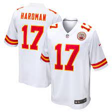 You should never be able to put up 40+ points and lose. Kansas City Chiefs Nike Game Road Trikot Weiss Mecole Hardman Jugend