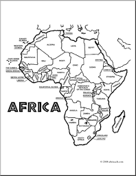Navigate africa map, countries map, satellite images of the africa, largest cities maps, political map, capitals and physical maps. Clip Art Africa Map Coloring Page Labeled Abcteach Africa Map Coloring Book App Map