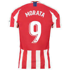 Alvaro morata fußballtrikot kaufen mit eigenen namen. Kinder Fussball Alvaro Morata 9 Heimtrikot Rot Trikot 2019 20 Hemd