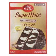 Beat to mix on low, then beat on high for two minutes. Betty Crocker Super Moist White Chocolate Swirl Cake Mix 500 Gram Amazon In Grocery Gourmet Foods
