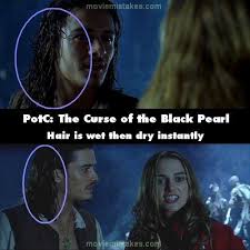 Pirates Of The Caribbean The Curse Of The Black Pearl Mistake Picture Pirates Of The Caribbean Movie Mistakes Pirates