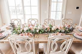 Pink And Gray Easter Tablescape In 2021 Easter Tablescapes Dining Table Decor Easter Table Decorations