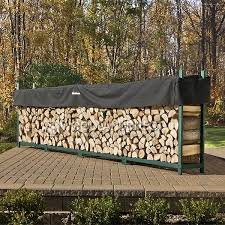 16ft Woodhaven Firewood Rack Green Firewood Storage Outdoor Firewood Rack Firewood Storage