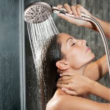 Cobbe Pommeau de douche haute pression 9 fonctions avec poignée