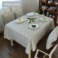 They add color, texture, height and symmetry. Mediterranean Blue Gray Literary Tablecloth Cotton Striped Tablecloths Coffee Table Cloth Modern Simple Stripe Western Table Cloth
