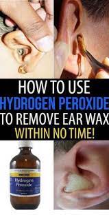 Okhomol How To Use Hydrogen Peroxide To Remove Ear Wax Ohrenschmalz Entfernen Ohrenschmalz Saubere Ohren