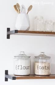 Ikea detolf shelf addition brackets | ask designs. Open Shelves In The Kitchen Stacy Risenmay