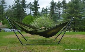 The stand is weather and water resistant that ensures years of reliable use with excellent quality. Grand Trunk Hangout Hammock Stand Review Sectionhiker Com