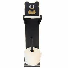 Check out our free standing toilet paper holder selection for the very best in unique or custom, handmade pieces from our bathroom décor shops. Pick N Save Whimsical Hand Painted Black Bear Standing Wooden Toilet Paper Roll Holder One Size