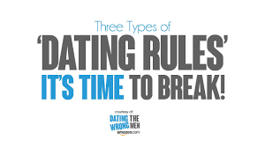 Dating is a stage of romantic relationships practised in western societies whereby two people meet socially with the aim of each assessing the other's suitability as a prospective partner in a future. Three Types Of Dating Rules It S Time To Break Dating The Wrong Men