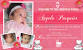 Background Christening Design For Baby Girl