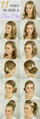 Bow hairstyle can give a new funny look to the girls. Hairstyles With A Bow Hair Styles Bow Hairstyle Hair Beauty