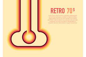 70s, 1970 Abstract Vector Stock Retro Li Graphic by DG-Studio · Creative  Fabrica