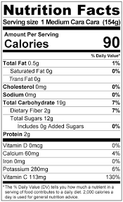 *the % daily value (dv) tells you how much a nutrient in a serving of food contributes to a daily diet. Darling Cara Cara Lgs Specialties