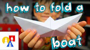 Adding just a few christmas lights and decorations to a boat can make it look magical on the water. How To Fold A Simple Origami Boat Sya Youtube