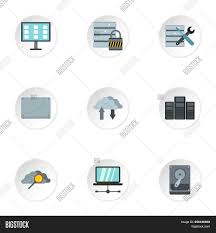 Video game icons gaming and computer games icon set with editable stroke. Computer Setup Icons Set Flat Illustration Of 9 Computer Setup Icons For Web Image Stock Photo 256436689