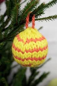 Great diy ideas for minimalist christmas trees. How To Knit Christmas Baubles Wool And The Gang Blog Free Knitting Kit Patterns Downloads