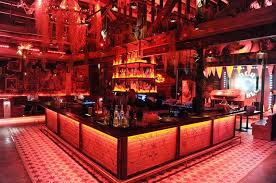 Playing with traditional mexican arts and crafts, every element in the space is a modern take on an old piece. El Santo Don Diablo Miami Guest List Table Bookings