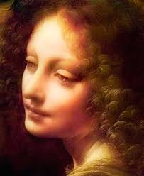 Leonardo da Vinci Face of an angel from The Virgin of the Rocks, c. 1483  Oil