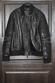 Philipp Plein Leather Bomber Tian Size Smlxlxxl3xl Value A 6 49800 Leather Bomber Mens Outfits Leather