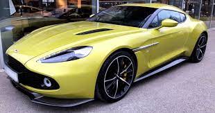 Yellow Aston Martin Vanquish Zagato Is An 880k Piece Of Art Carscoops Aston Martin Aston Martin Cars Aston Martin Sports Car