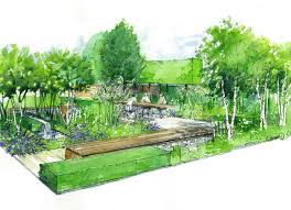 Helen Thomas Society Of Architectural Illustration Landscape Architecture Perspective Landscape Design Drawings Landscape Design