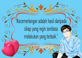 Fokus, dedikasi, usaha, tekad dan motivasi adalah asas kejayaan; Kata Kata Motivasi Aaartdesign