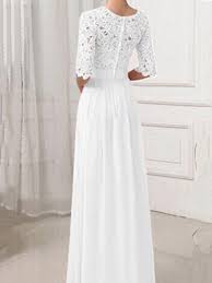 White Patchwork Lace Hollow Out Half Sleeve Bridesmaid Elegant Prom Wedding Registry Maxi Dress Elegant Maxi Dress Long Sleeve Lace Maxi Dress Lace Bridal Gown