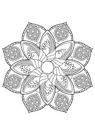 Fais savoir à maman combien tu l'aimes avec ce grand cœur mandala embellit par des fleurs. Coloriage Mandala Coloriages Gratuits A Imprimer Dessin 30880