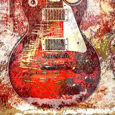 E i like that old time rock and roll. Rock And Roll Artwork Guitar Art Print Rock N Roll Sparkartwork