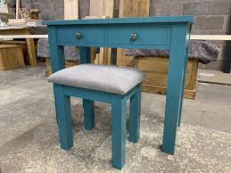 Custom Dressing Table And Stool In F B Vardo Pine Furniture Dressing Table With Stool Solid Wood Furniture
