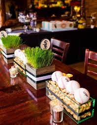 Sports themed furniture and decor. 36 Best Sports Themed Centerpieces Ideas Sports Party Sports Themed Party Sports Banquet