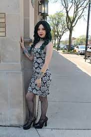 Sexy Tank Top Bodycon Dress Floral Fancy Design for Crossdresser  Transgender | eBay