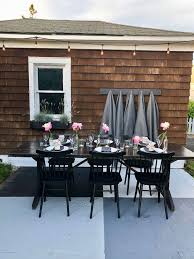 We Made An Outdoor Area Go From Drab To Fab With Sherwin Williams Porch Floor Enamel Paint Outd In 2020 Citronella Candles Diy Outdoor Rooms Porch And Floor Enamel