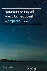 Inspirational Quote Bobby Knight Quotes Motivational Quotes Confidence Quotes