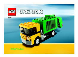 Let's build lego garbage truck with lego classic 10704 set. Instructions For 20011 1 Garbage Truck Bricks Argz Com