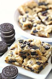 12 Cookies And Cream Dessert Recipes Beautiful Dawn Designs In 2021 Blondies Recipe Cream Desserts Recipes Best Blondies Recipe