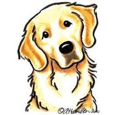Cartoon Drawing Of A Golden Retriever Google Search Golden Retriever Cartoon Golden Retriever Painting Cartoon Drawings