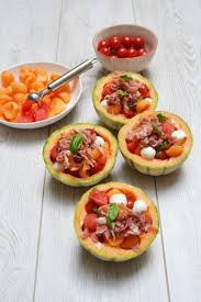 Recette De Salade De Melon Pasteque Et Jambon De Pays Recette Recettes De Cuisine Recette Melon Salade Melon