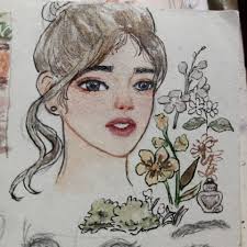 🦋🌺Full watercolour tutorial