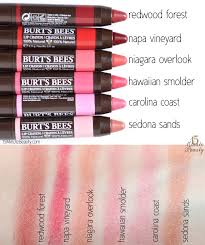 17 Burt U S Bees Lip Shimmer Swatches On Lips 6 Colors